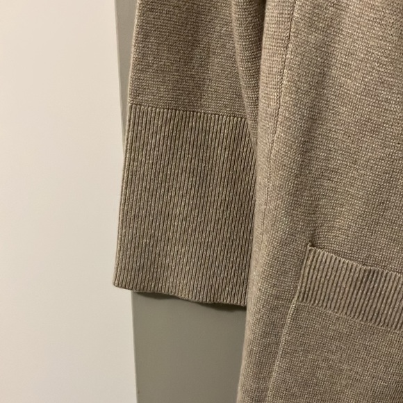 NWT J. Crew Ella Sweater Tan Long Cardigan Sz S - Picture 5 of 8